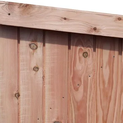Scottish larch bike shed cladding option