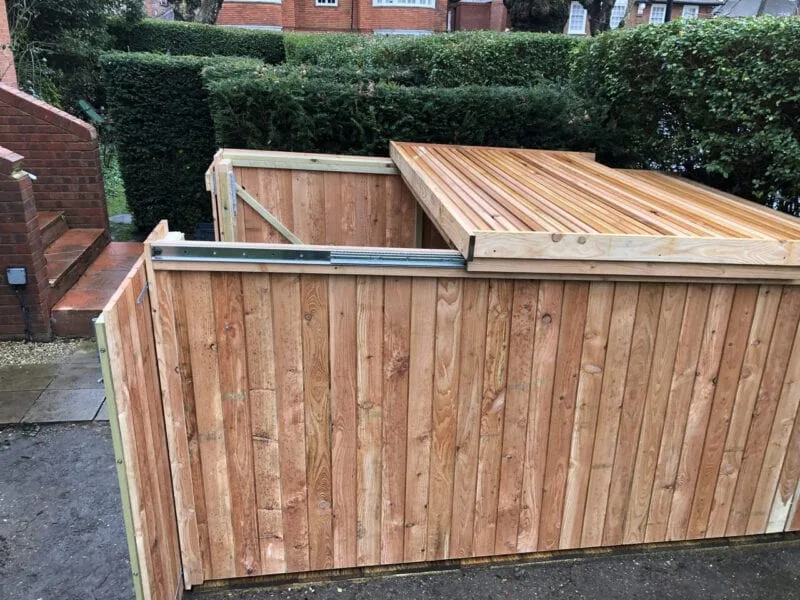 Bike shed for extra storage