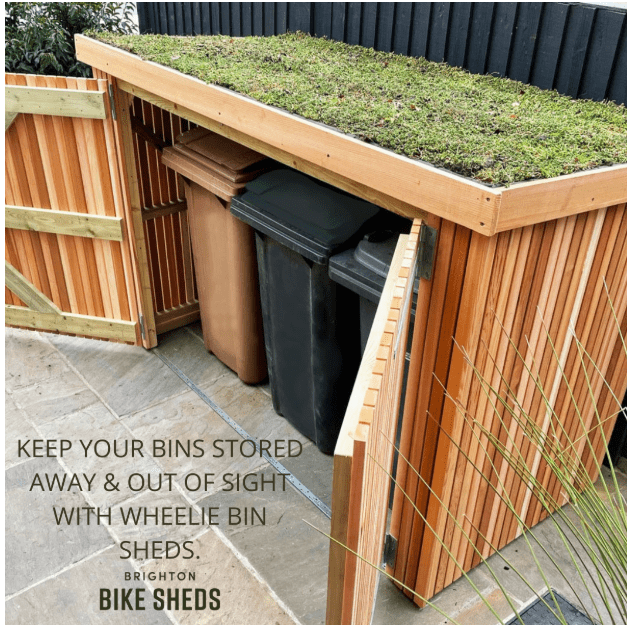 Wheelie bin storage from Brighton Bike Sheds